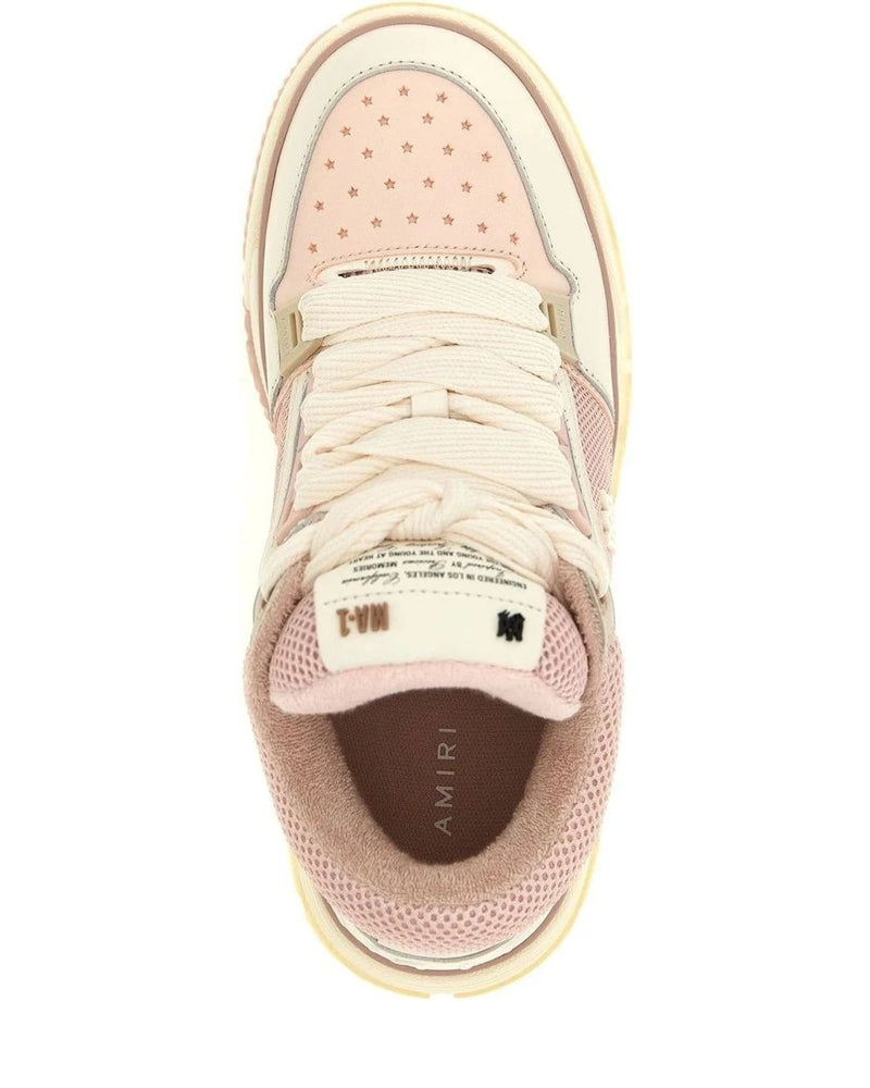 Amiri Sneakers in pink, Calfskin Leather — view 4