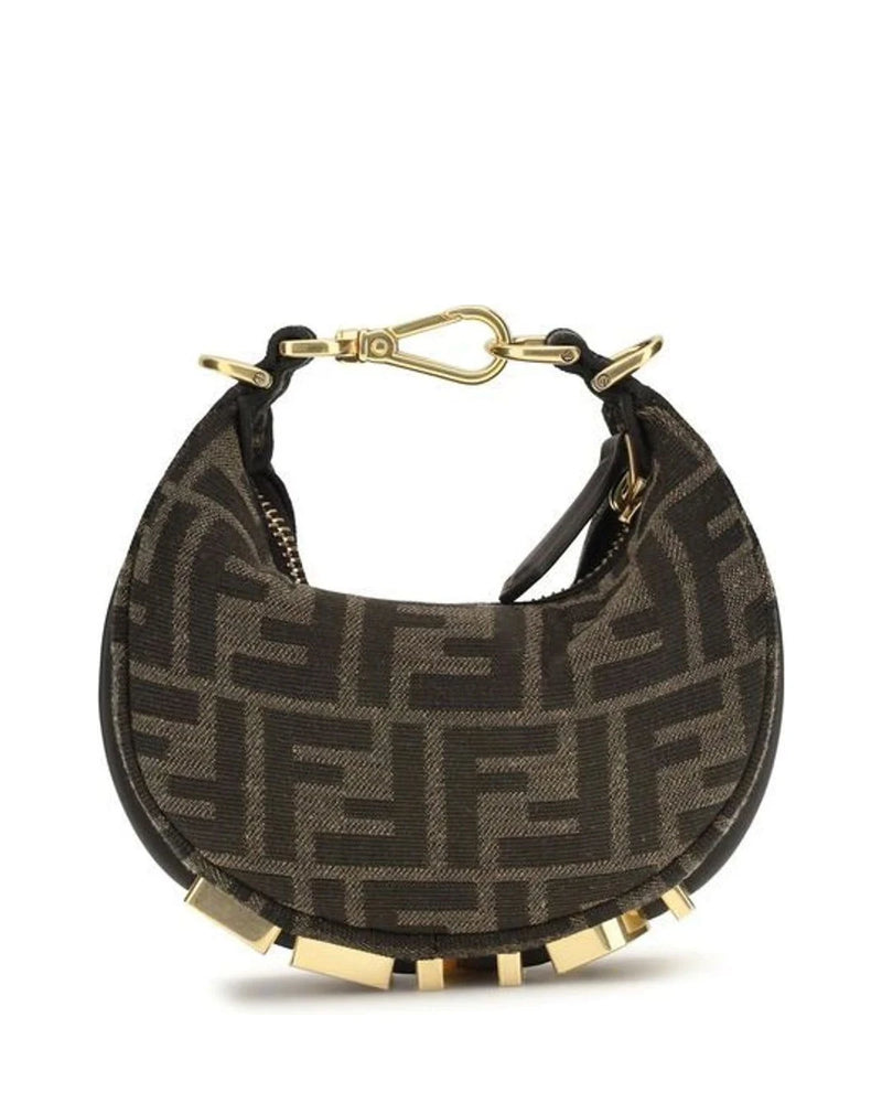 Fendi Shoulder Bag in brown, Polyamide