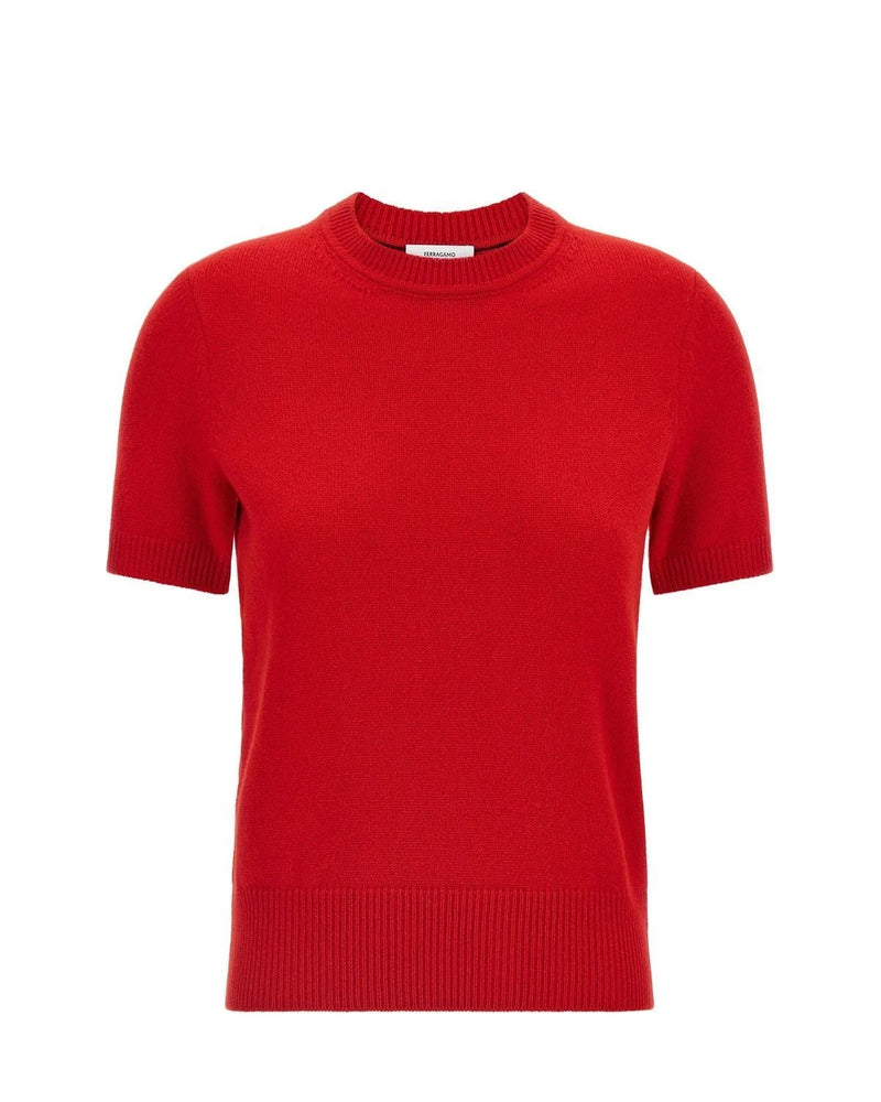 Ferragamo Sweater in red, Cashmere