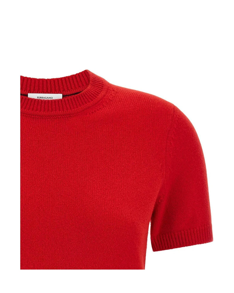 Ferragamo Red Cashmere Sweater