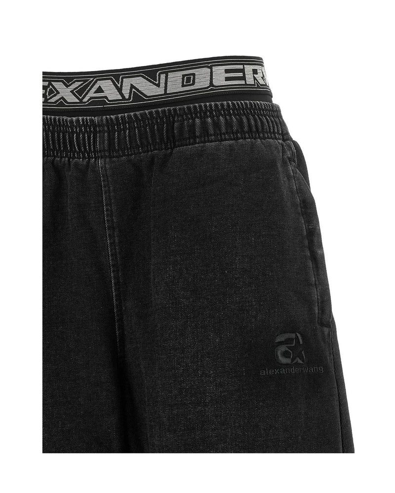 Alexander Wang Jean in black, Cotton — view 3