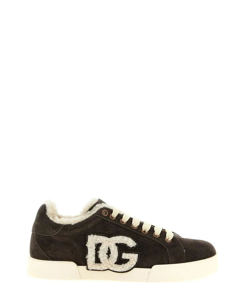 Dolce & Gabbana Sneakers in brown, Calf Leather