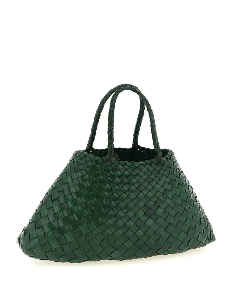 Dragon Diffusion Shopper Bag in green, Calfskin Leather — view 2