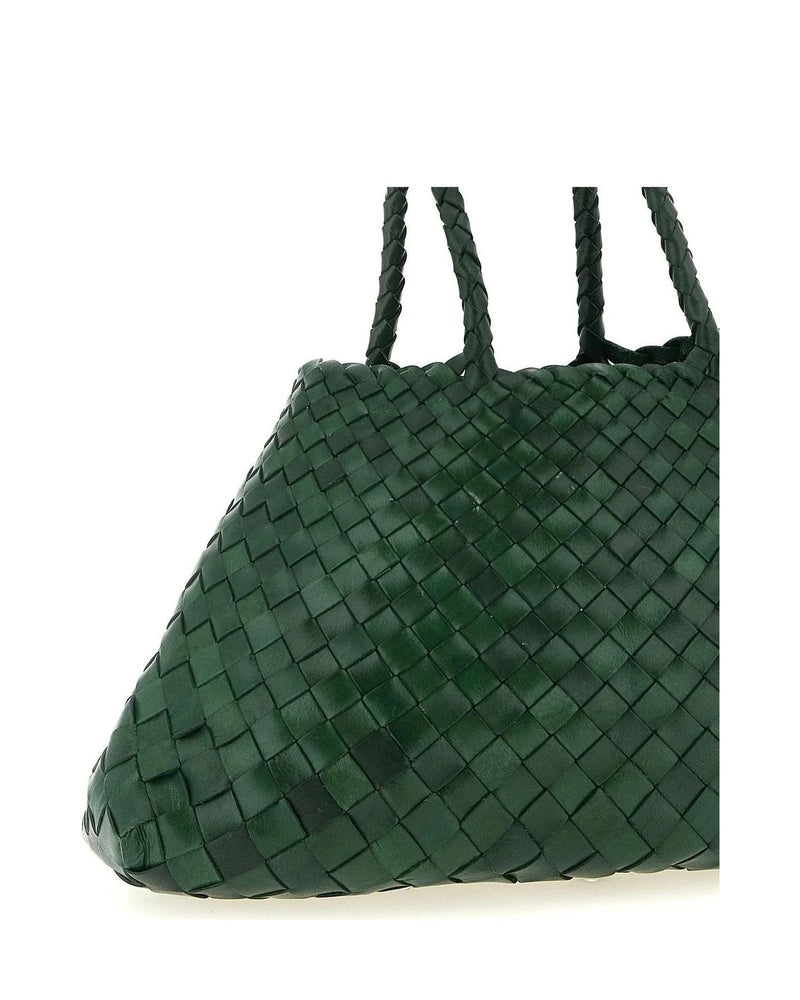 Dragon Diffusion Shopper Bag in green, Calfskin Leather — view 3