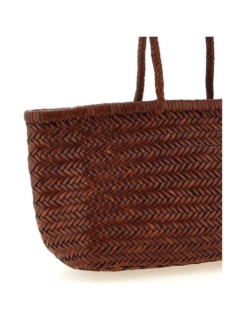 Dragon Diffusion Tote Bag in brown, Calfskin Leather — view 3