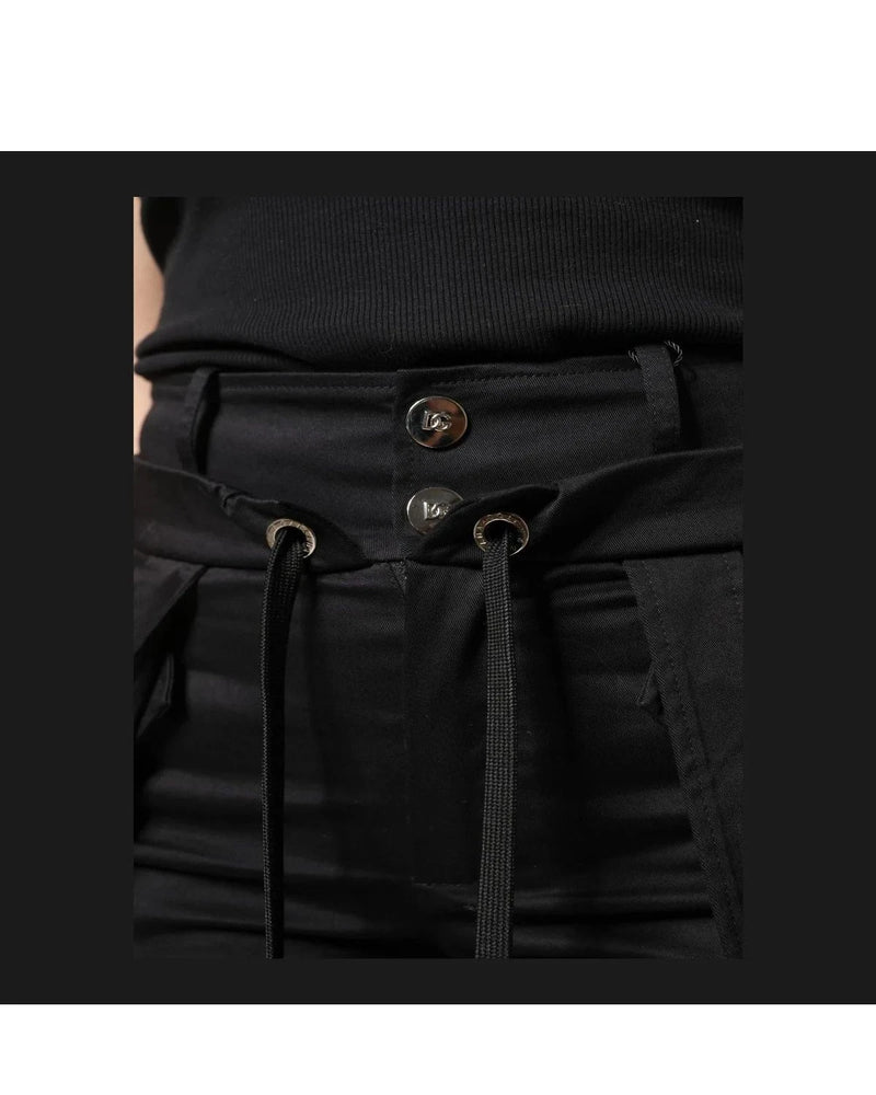 Dolce & Gabbana Cargo Pant in black, Cotton — view 6