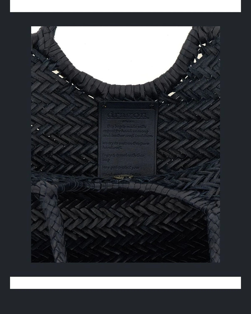 Dragon Diffusion Tote Bag in black, Cow Leather — view 4