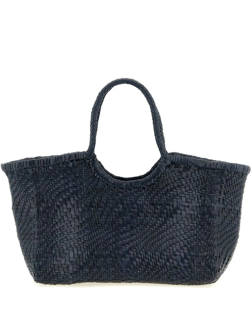 Dragon Diffusion Tote Bag in blue, Calfskin Leather