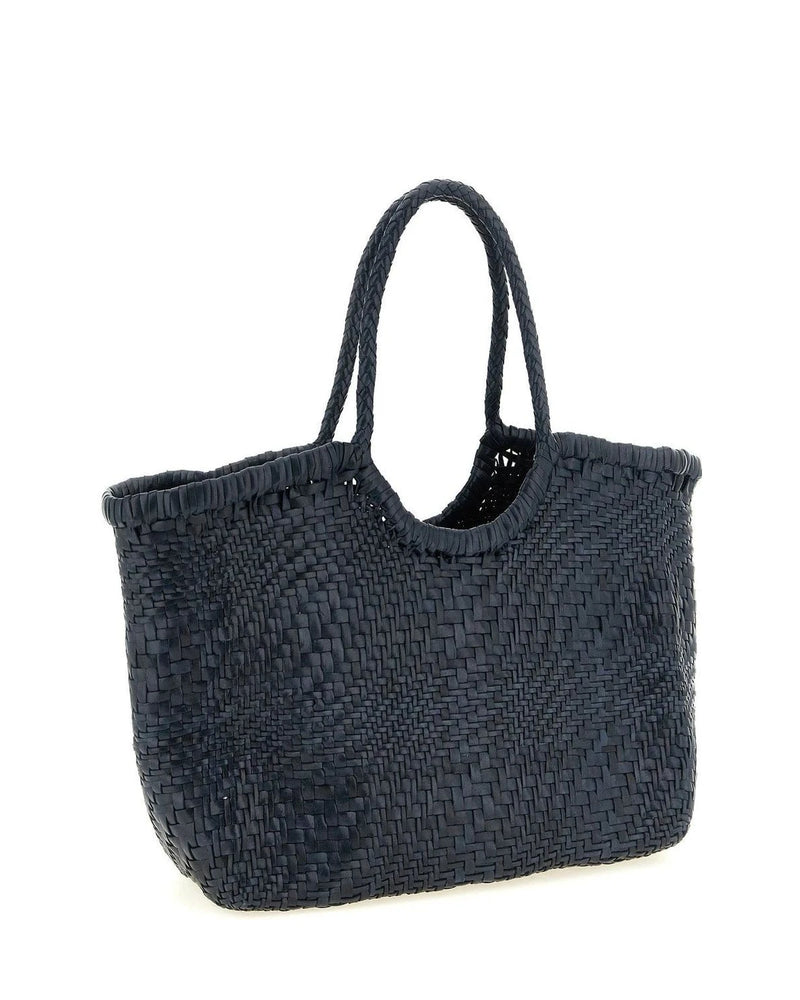 Dragon Diffusion Tote Bag in blue, Calfskin Leather — view 2