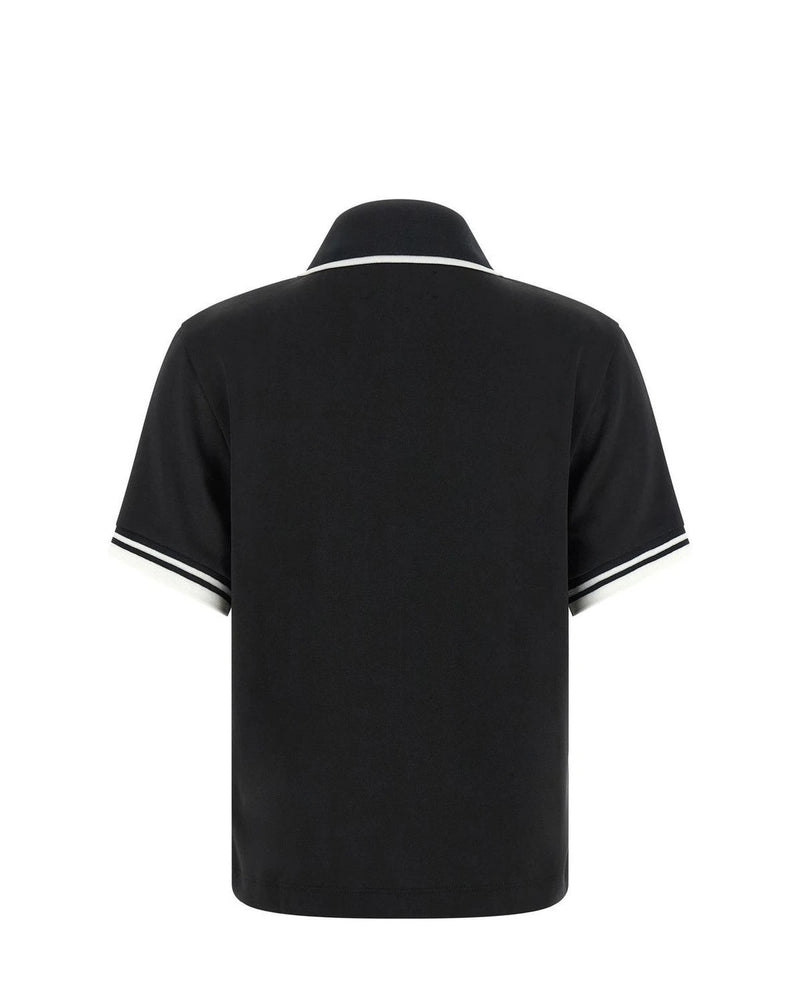 Amiri Polo in black, Polyester — view 2