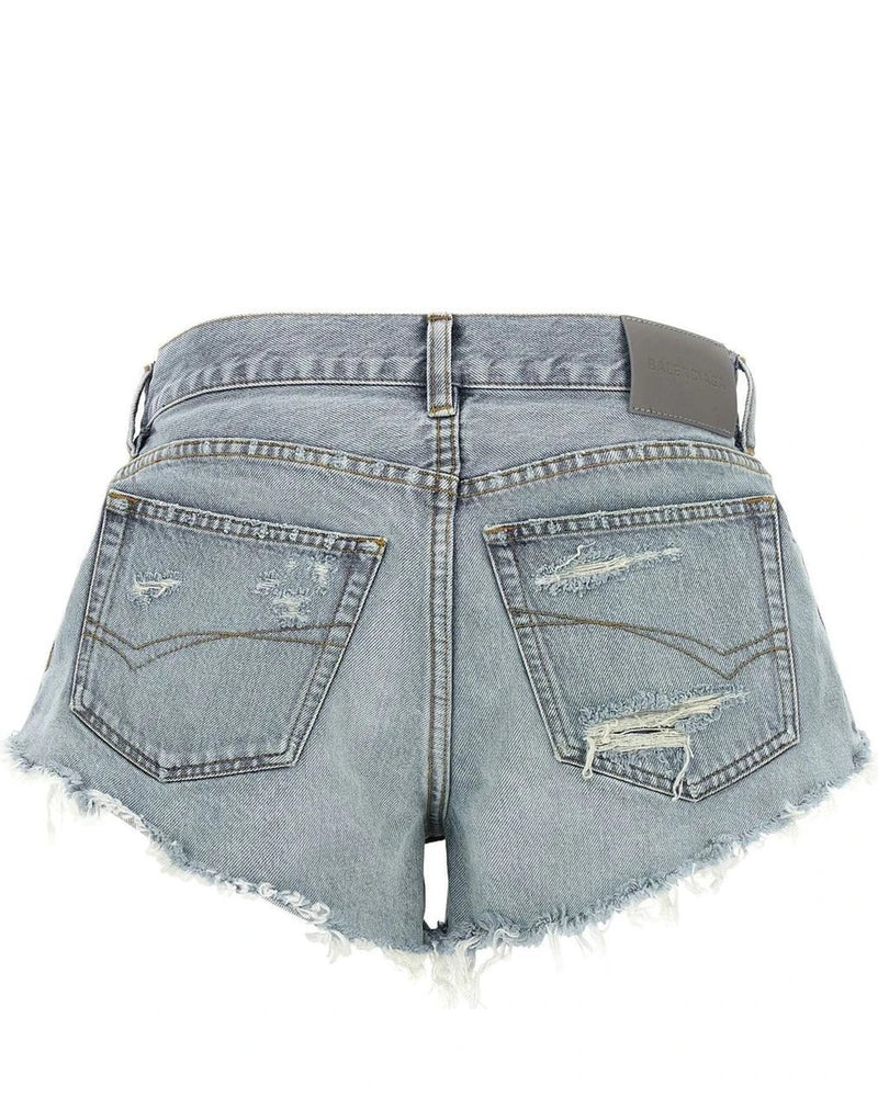 Balenciaga Denim Short in blue, Cotton — view 2