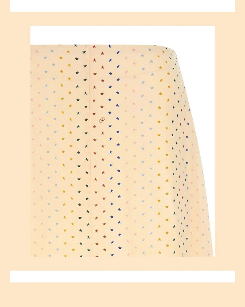 Valentino Garavani Skirt in pink, Silk — view 3