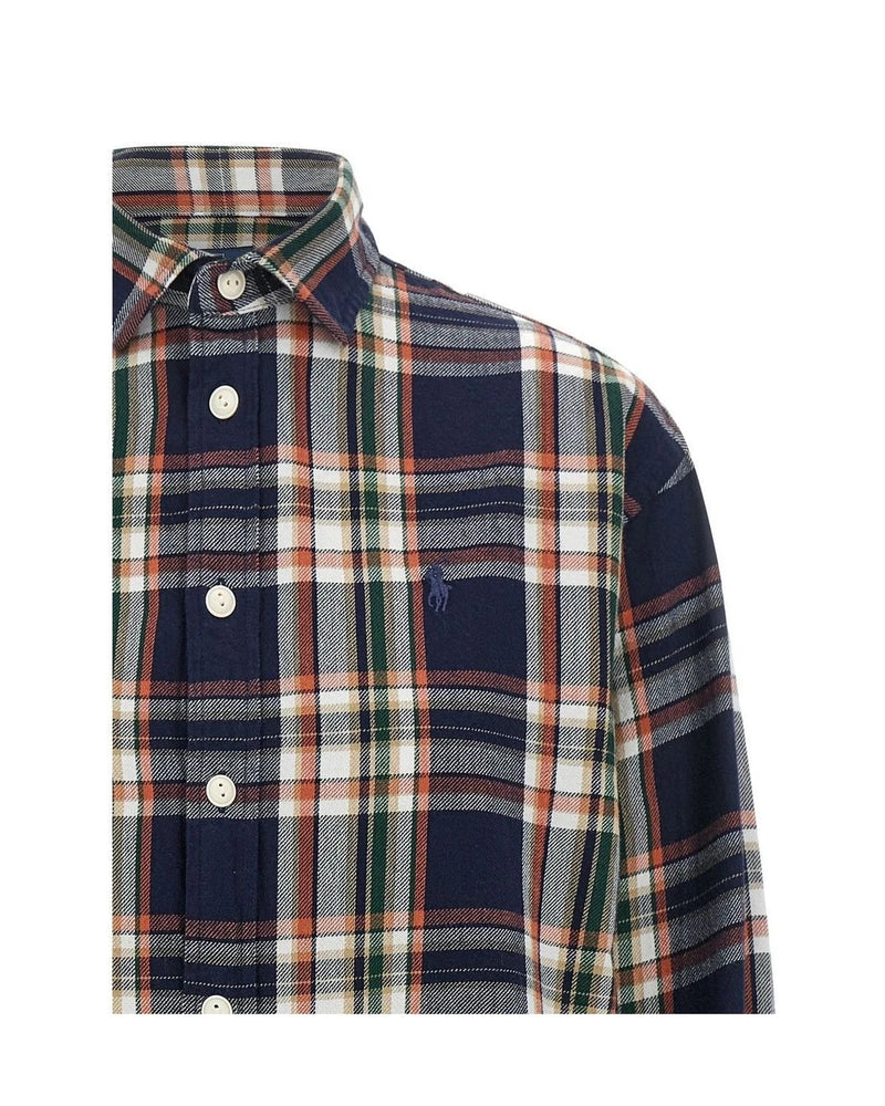 Polo Ralph Lauren Dress Shirt in blue, Cotton — view 3