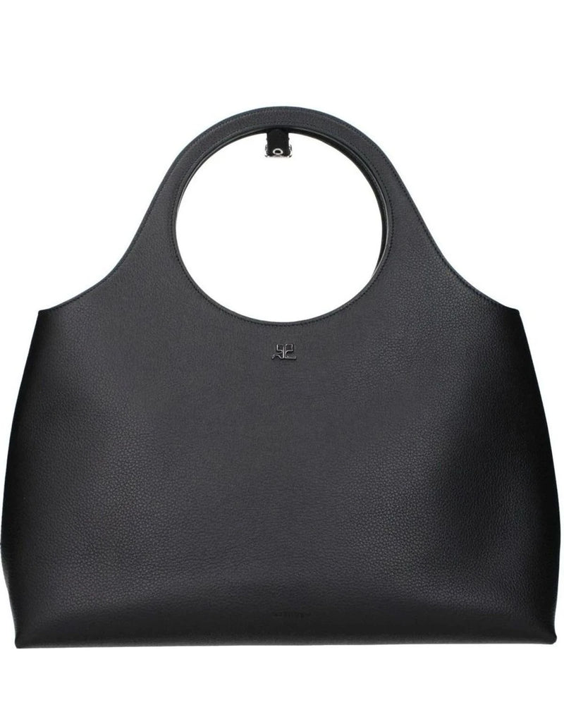 Courrèges Tote Bag in black