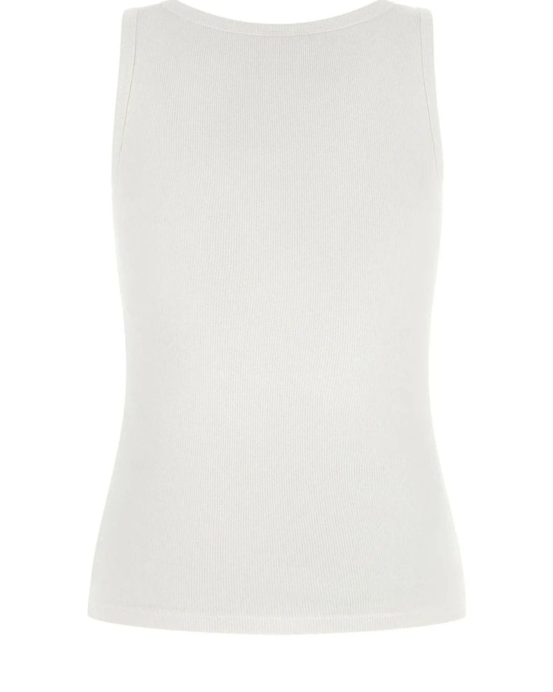 Courrèges T-Shirt in white, Cotton — view 2