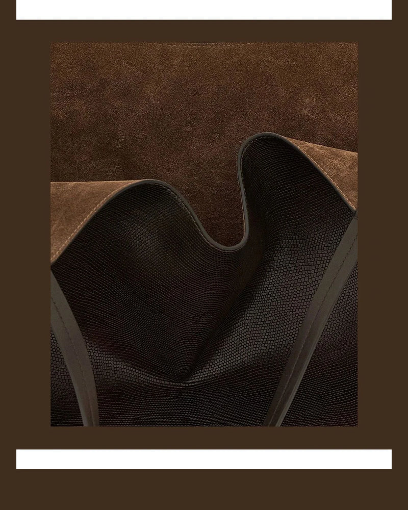 Brunello Cucinelli Tote Bag in brown, Calfskin Leather — view 4