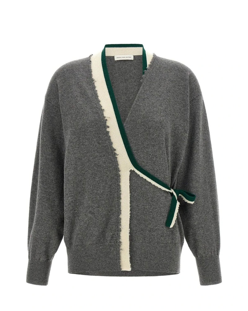 Dries Van Noten Cardigan in gray, Cashmere