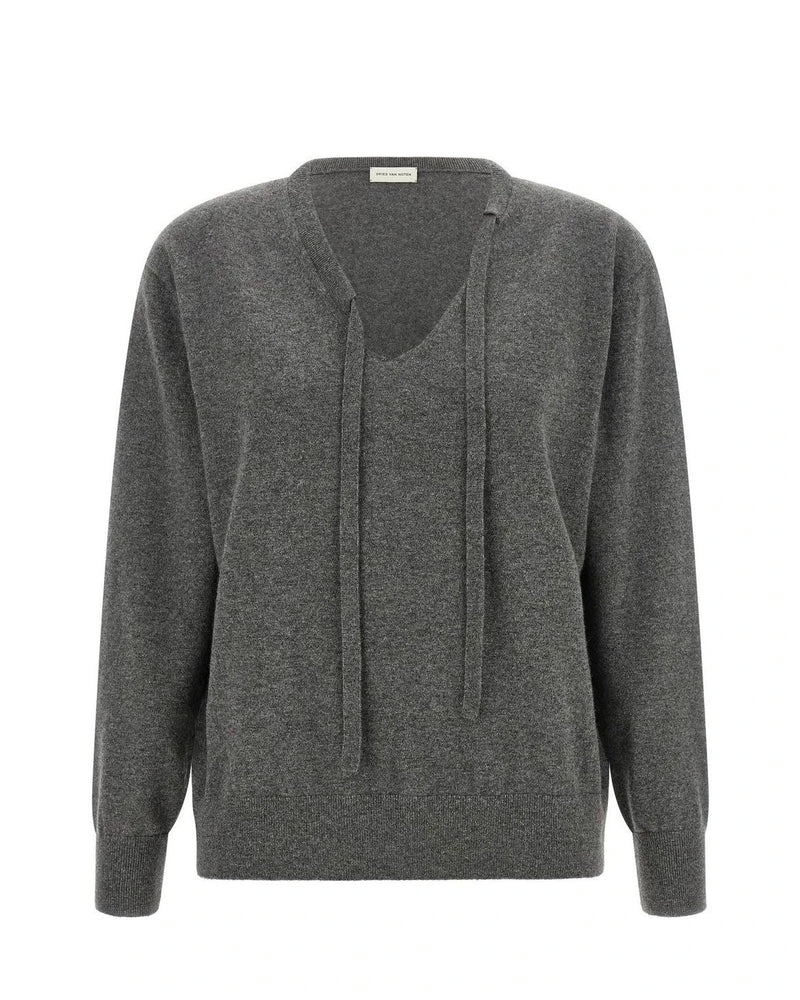 Dries Van Noten Sweater in gray, Cashmere
