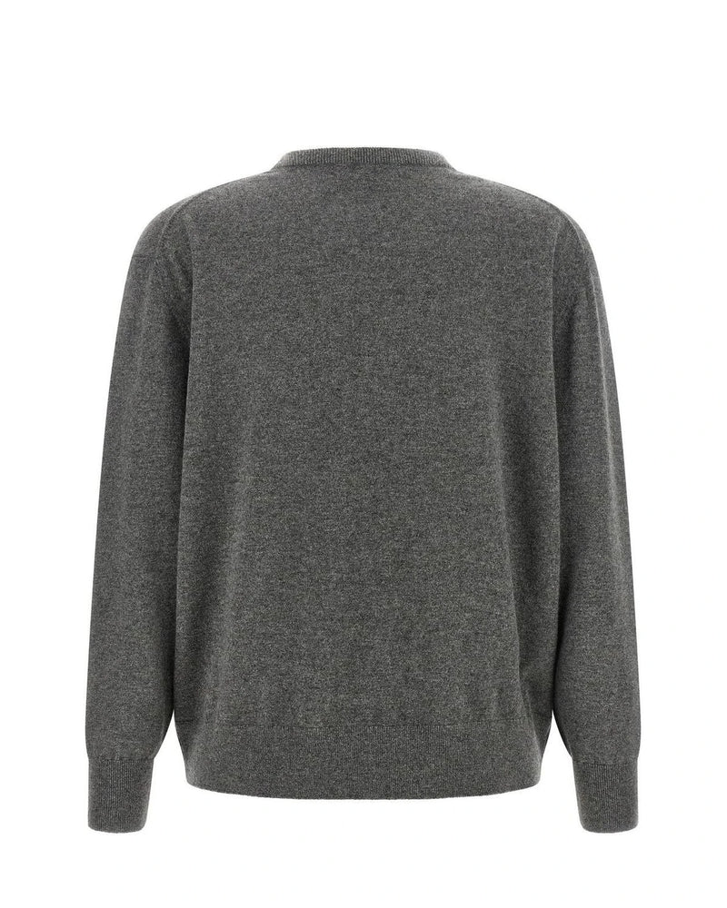 Dries Van Noten Sweater in gray, Cashmere — view 2
