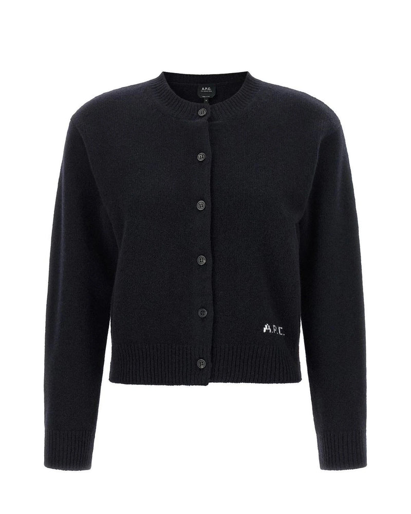 A.P.C. Cardigan in navy, Wool
