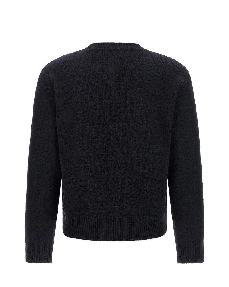 A.P.C. Cardigan in navy, Wool — view 2