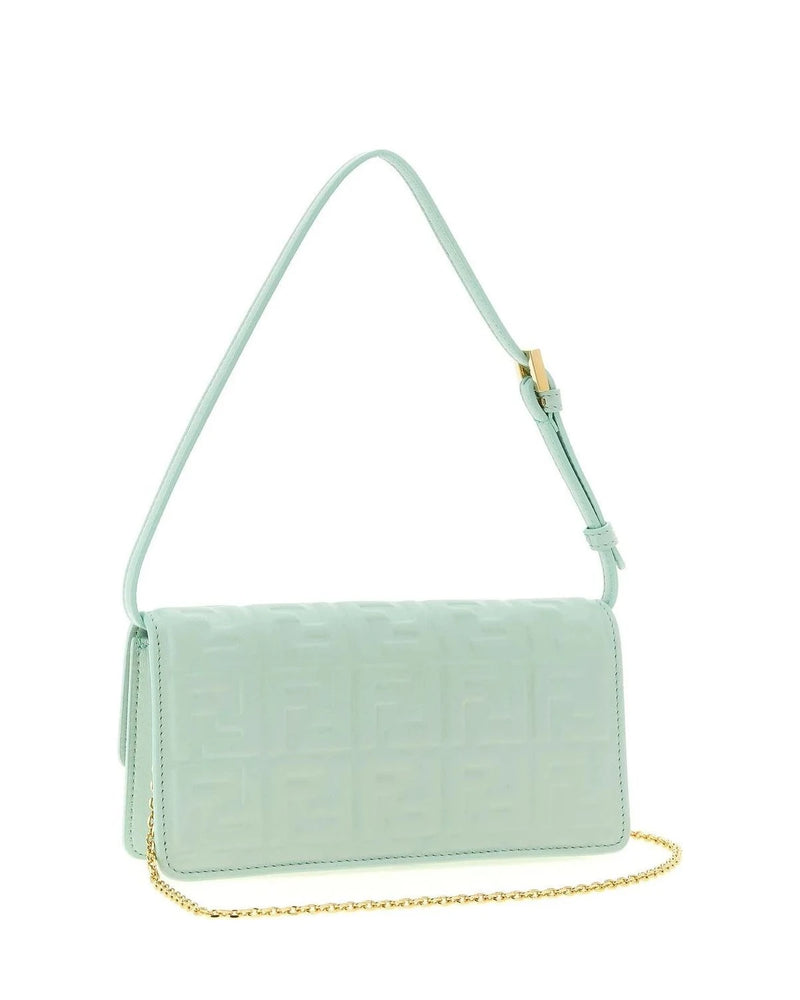 Fendi Shoulder Bag in green, Lamb Leather — view 2