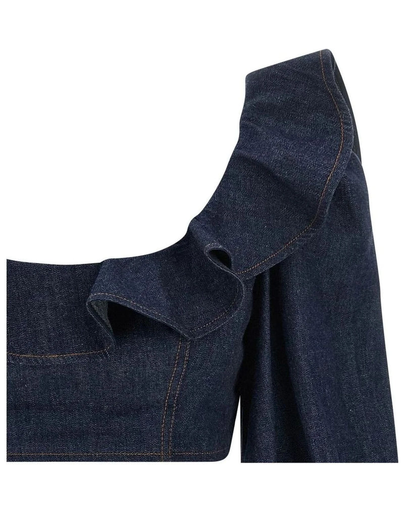 Zimmermann Blouse in blue, Cotton — view 3