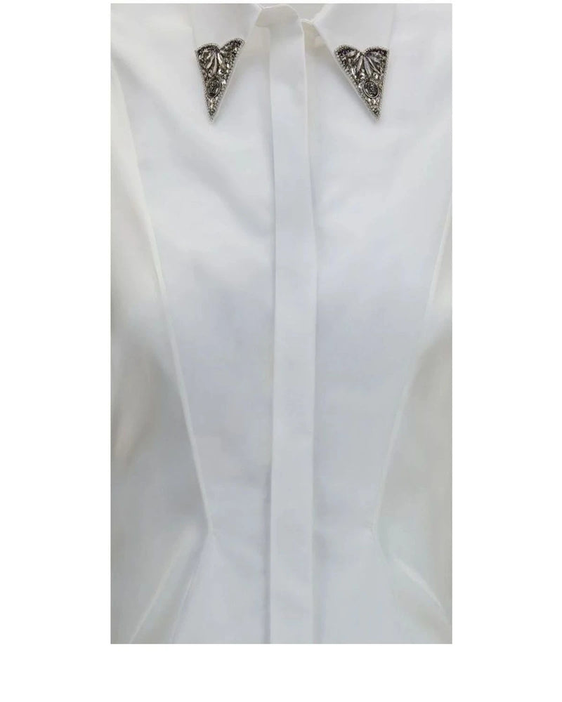 Versace Dress Shirt in white, Cotton — view 3