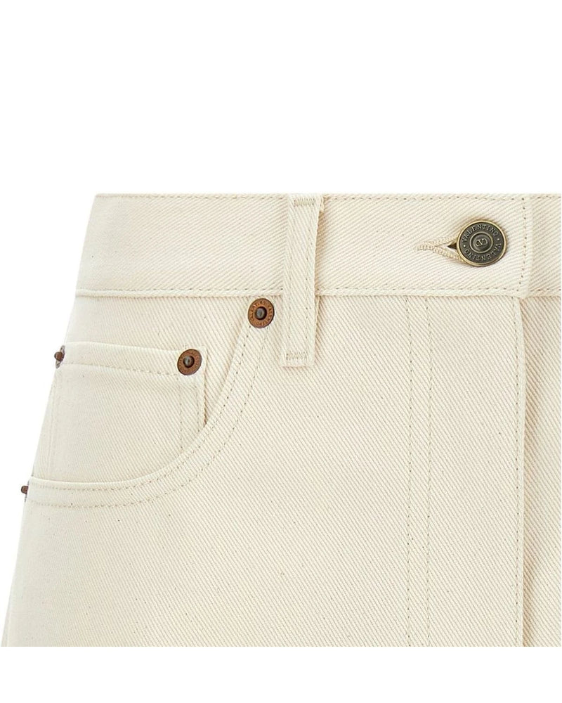 Valentino Garavani Bermuda Beige Chino Shorts
