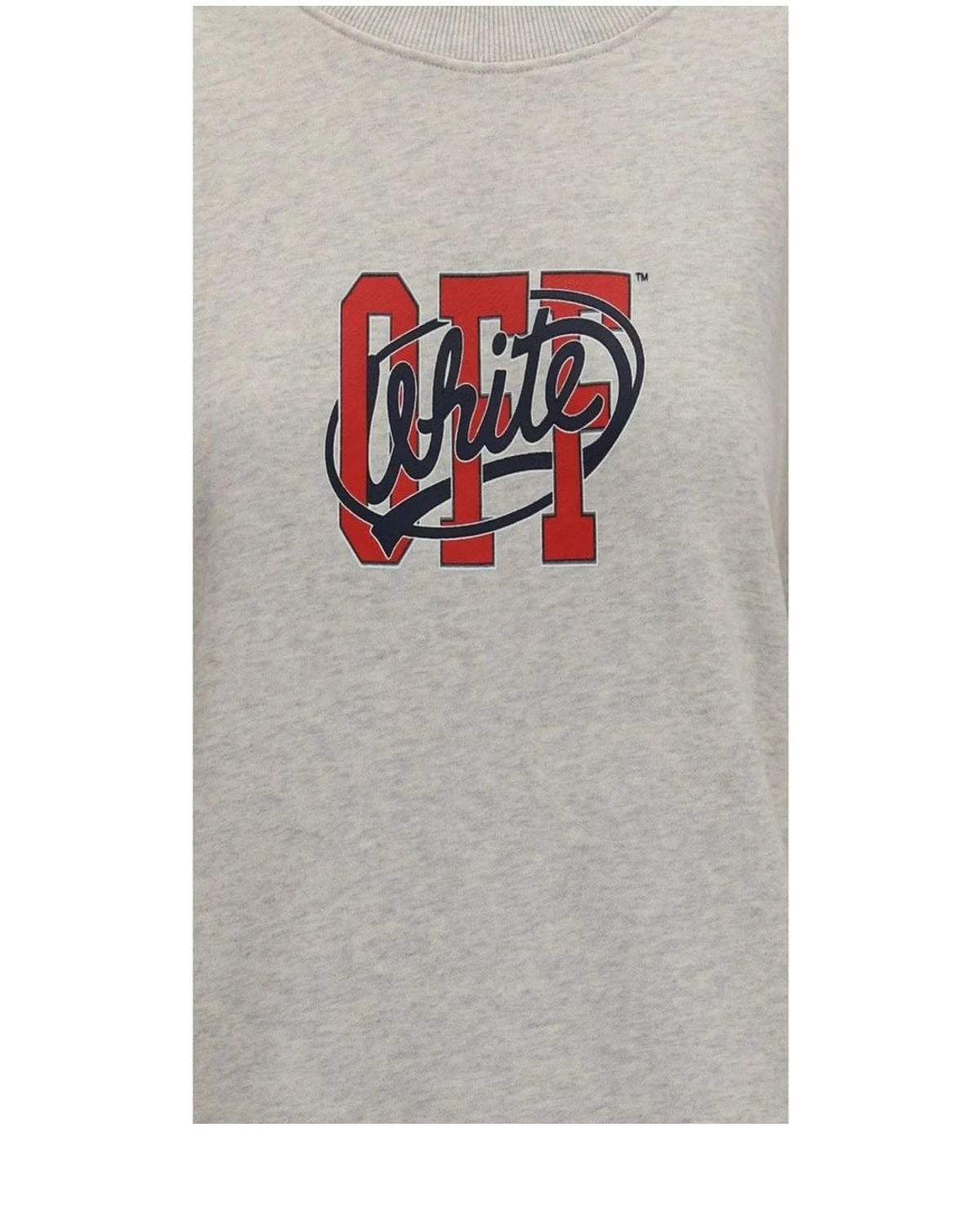 Off-White Sweatshirt in gray, Cotton — view 3