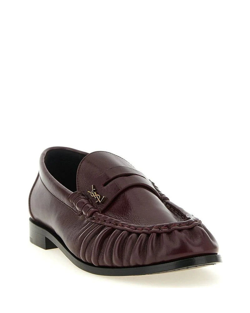 Saint Laurent Loafers in red, Calfskin Leather — view 3