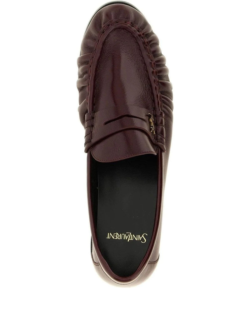 Saint Laurent Loafers in red, Calfskin Leather — view 5