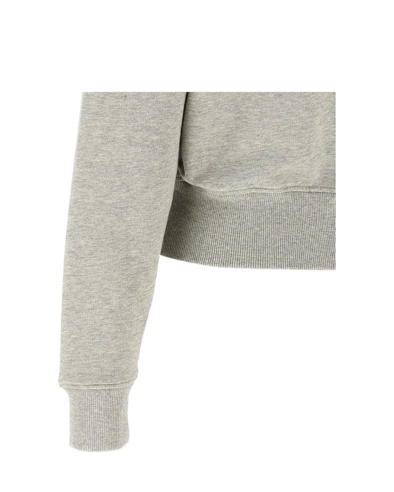 Ami Paris Hoodie in gray, Cotton — view 4