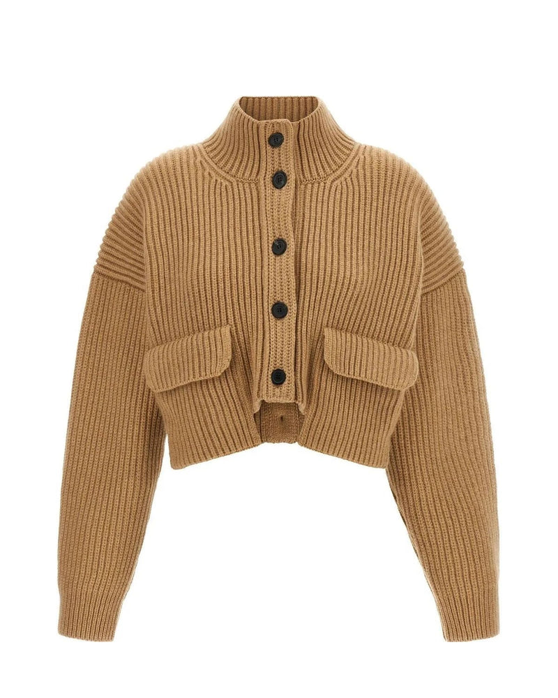 Khaite Cardigan in beige, Cashmere