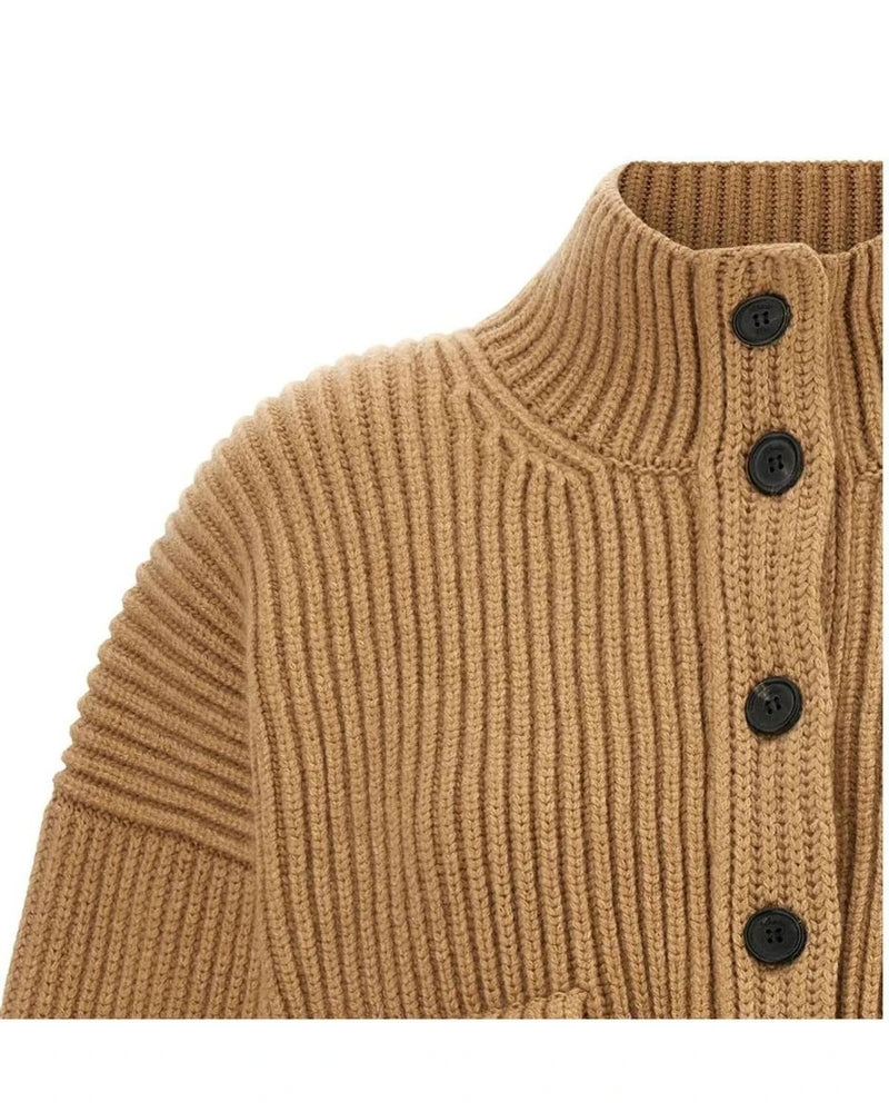 Khaite Cardigan in beige, Cashmere — view 3