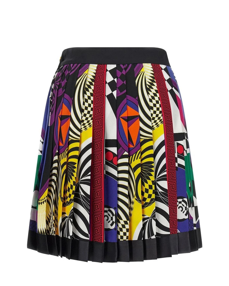 Versace Skirt in multicolor, Silk — view 2