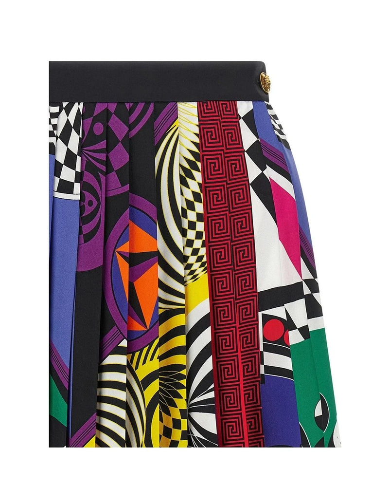 Versace Skirt in multicolor, Silk — view 3