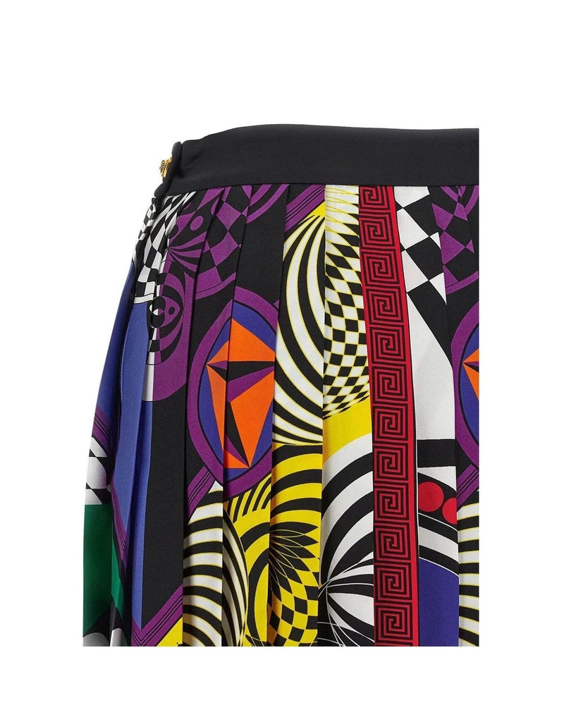 Versace Skirt in multicolor, Silk — view 4