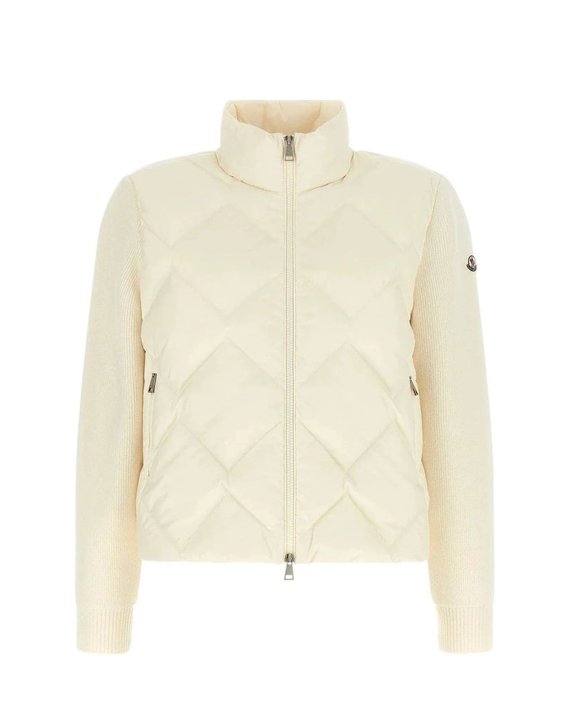 Moncler Cardigan in white, Polyester