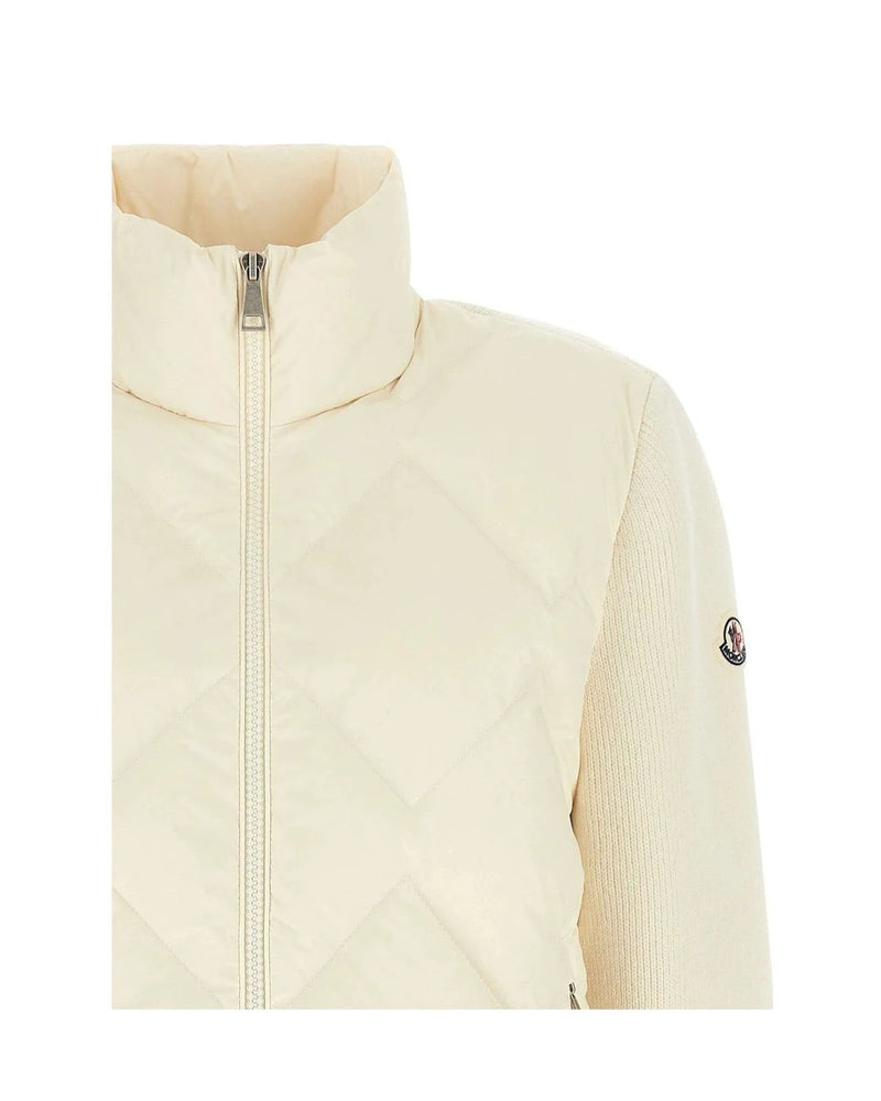 Moncler Cardigan in white, Polyester — view 3