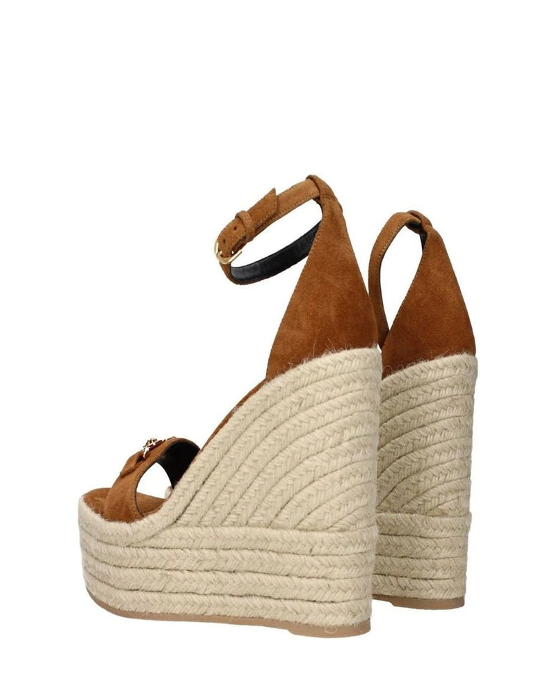 Versace Wedges in brown — view 4