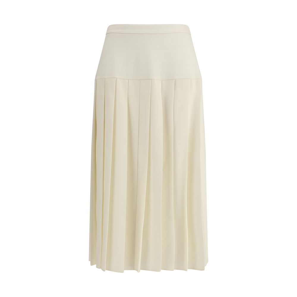 Alessandra Rich Pleated Midi Skirt