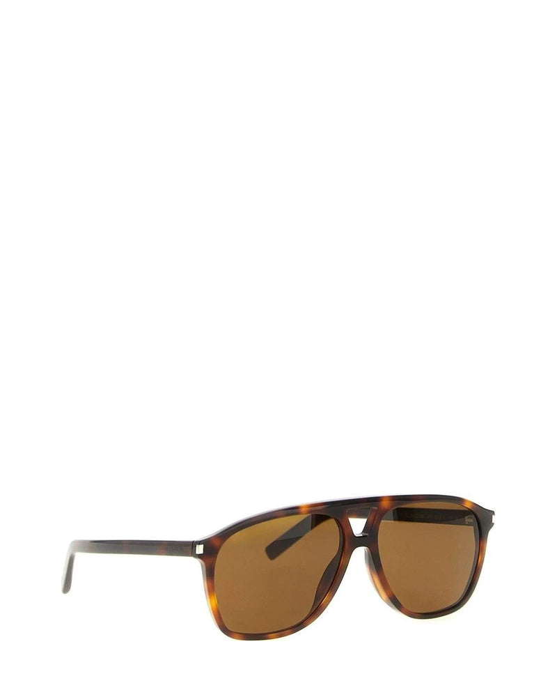 Saint Laurent Sunglasse in brown, Acetate — view 3
