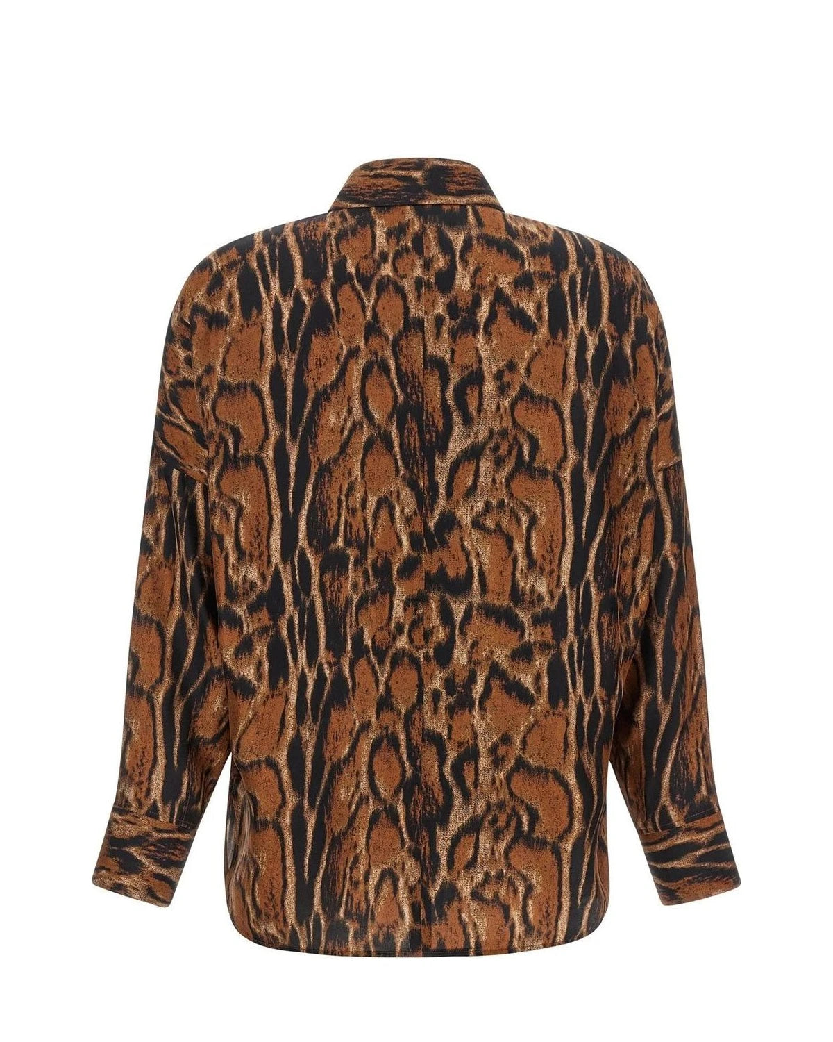 Alberto Biani Blouse in brown, Silk — view 2
