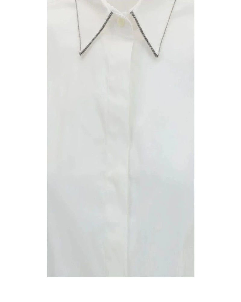 Brunello Cucinelli Blouse in white — view 3
