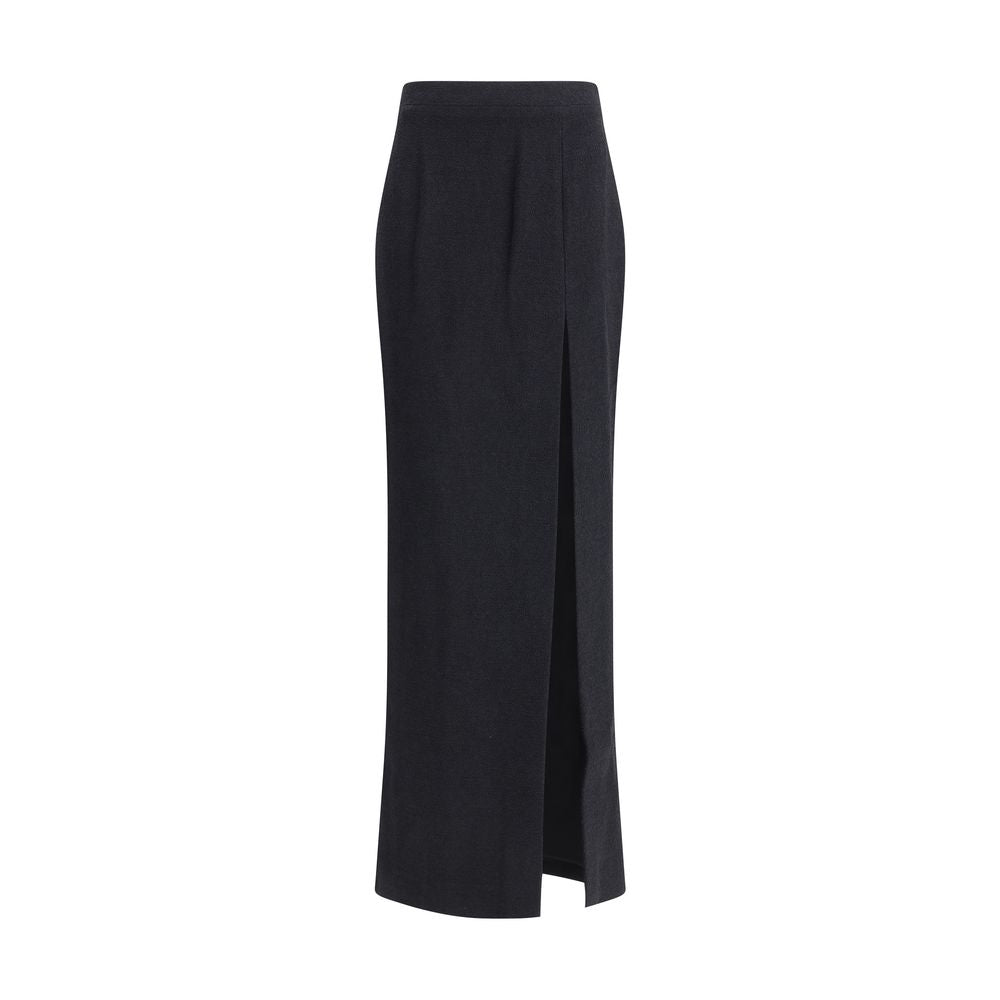 Alessandra Rich Tweed Long Skirt