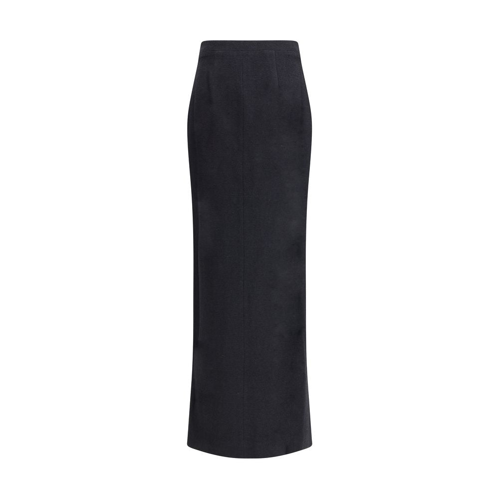 Alessandra Rich Tweed Long Skirt