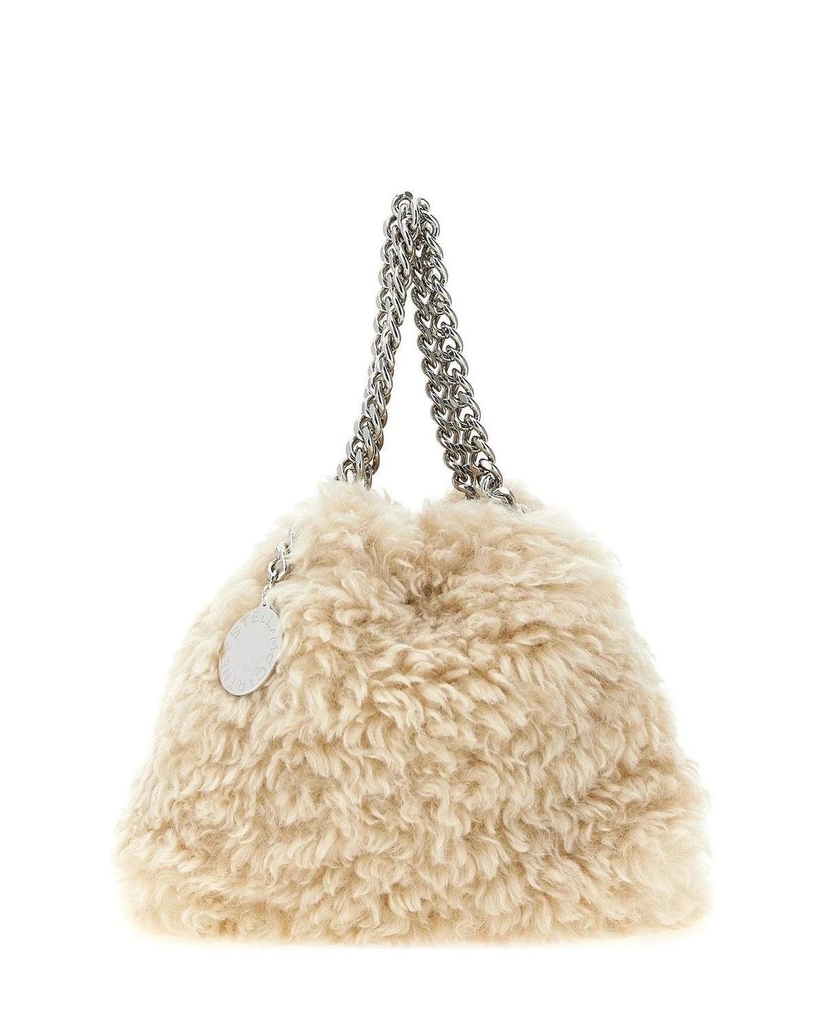 Stella McCartney Hobo Bag in beige, Polyester
