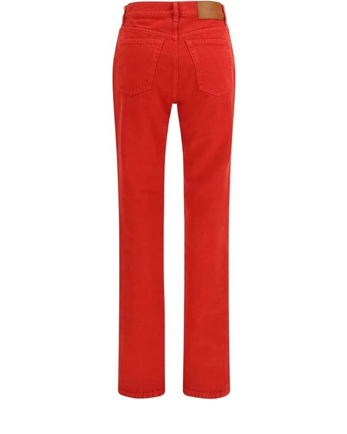 Chloé Trouser in red, Cotton — view 2