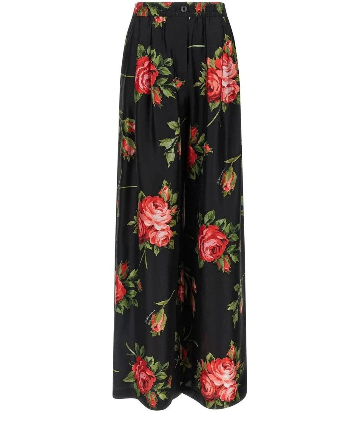 Dolce & Gabbana Palazzo Pant in black, Silk